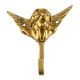 Cute Single Brass Cherub Face Wall Hook