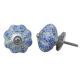 Blue Calico Melon Knob