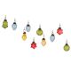 MultiColor Combo Glass Tiny Christmas Hanging Set of 25