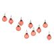 Pink Round Combo Glass Tiny Christmas Hanging Set of 25