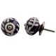 Purple Etched Ceramic Knob 45