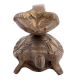 Akhanad Brass Oil Diya On Turtle Back