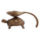 Akhanad Brass Oil Diya On Turtle Back