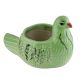 Ceramics Green Birds Shaped Planter