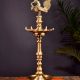 Fancy Tall Peacock 5 Wick Diya Oil Lamp