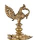 Auspicious Brass Peacock Diya Oil Lamp Diwali Decoration