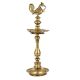 Tall Brass Peacock Oil lamp Diya