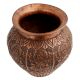 Copper Pot Engraved Goddess From Bihar