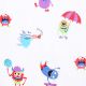 SWHF Chic Home Kids 180 TC Cotton Single Bedsheet with One Pillow Covers (Monsters Hunt)
