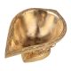 Brass Kuber Diya Leaves Engraved Worship Lamp
