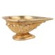 Brass Kuber Diya Leaves  Oval Base Worship Lamp
