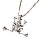 Jumping Tree FrogÂ 92.5 Sterling Silver Pendant