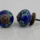 Blue Tiny Floral Knob