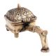 Brass Jali Box Incense Burner With A long handle