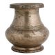 Brass Water Pot Round Base WIth Thick Rim
