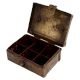 Brass Rectangular Six Compartment Box