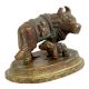 Brass Kamdhenu Cow With Calf Worship Statue