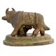 Brass Kamdhenu Cow With Calf Worship Statue