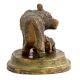 Brass Kamdhenu Cow With Calf Worship Statue