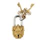 Brass Ganesha Decorative Lock With Keys In Pair