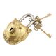 Brass Lion Shape Lock with Keys