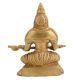 Brass Annapurna Devi  Statue Holding Serving Spoon