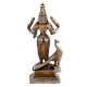 Brass God Karthikeya Statue Beautiful Peacock In Nickel Finish