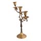 Brass Branch Design Candlestick 3 Candle Holders