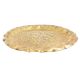 Brass Engraved Plant Leaves With Scalloped Edge