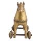 Brass Horse Temple Toy On Wheels