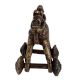 Brass Temple Toy Rider On Horse Collectable Toy