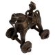 Hand Made Vintage Brass Horse Temple Toy