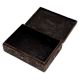 Old Brass Chinese Inscription Engraved Rectangular Box