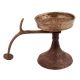 Brass Worship Diya with Cobra Head Stand