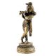 Young Brass Lord Krishna Playing Flute Statue