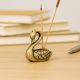 Tribal Brass Swan Incense Holder