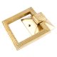 Brass Square Ring Door Pull Modern Hardware
