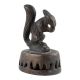 Brass Squirrel Statue Scrub Cleaner Feet Cleaner