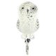 Antique Cream Owl Iron Hook