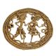 Indian Brass Dhokra Tribal People Hunting Wall Hanging