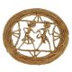 Round Latticed Brass Wall Hanging JaaliÂ Design