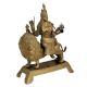 Brass Maa Durga On Lion Home Worship Statue