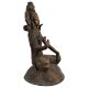 Brass Mahakal Shiva Meditating Statue On Lion Base