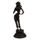 Brass Statue Of Dancing Lady Goddess Home Decoration Figurine