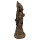 Brass Lord Hanuman Idol Holding Gadha And Dronagiri Mountain
