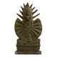 Old Brass Tribal Goddess Mata Statue With Unusual Outfit