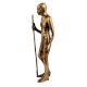 Historical Political Leader Brass Mahatma Gandhi Statue