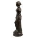 Brass Statue Of Standing English Lady Modern Art Decoration