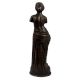 Brass Statue Of Standing English Lady Modern Art Decoration