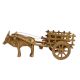 Brass Open Bullock Cart Home Decoration Showpiece